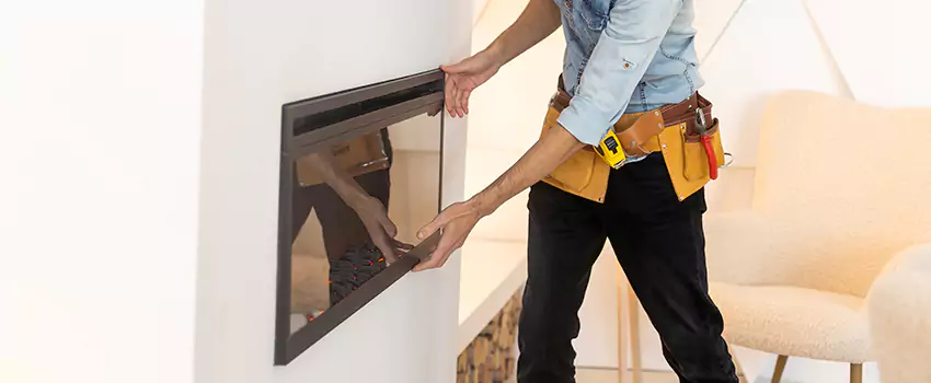 Metal Fireplace Installation in Racine, Wisconsin
