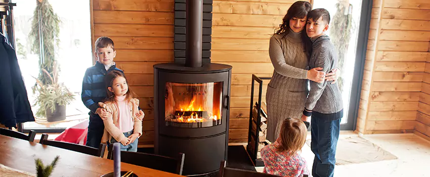 Morso Cast Iron Fireplace Insert Installation in Racine, Wisconsin